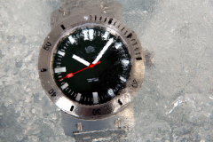 UTS 2000M German divers watch frozen in ice