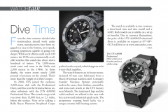 Watchtime Magazine article UTS Watches Germany